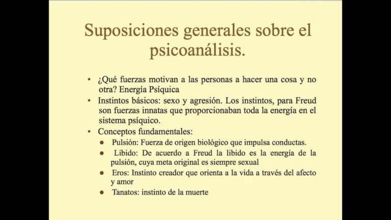 Enfoque psicoanalítico