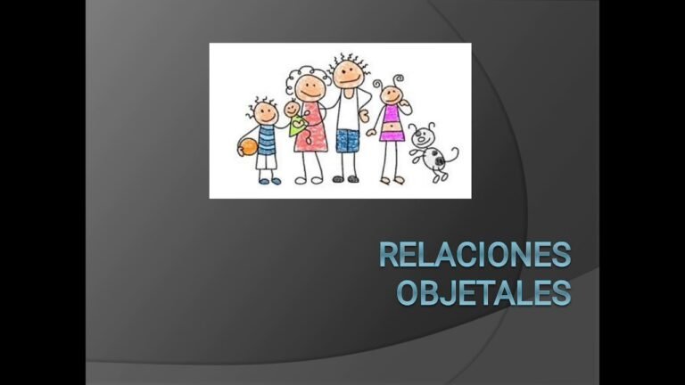 Relación objetal