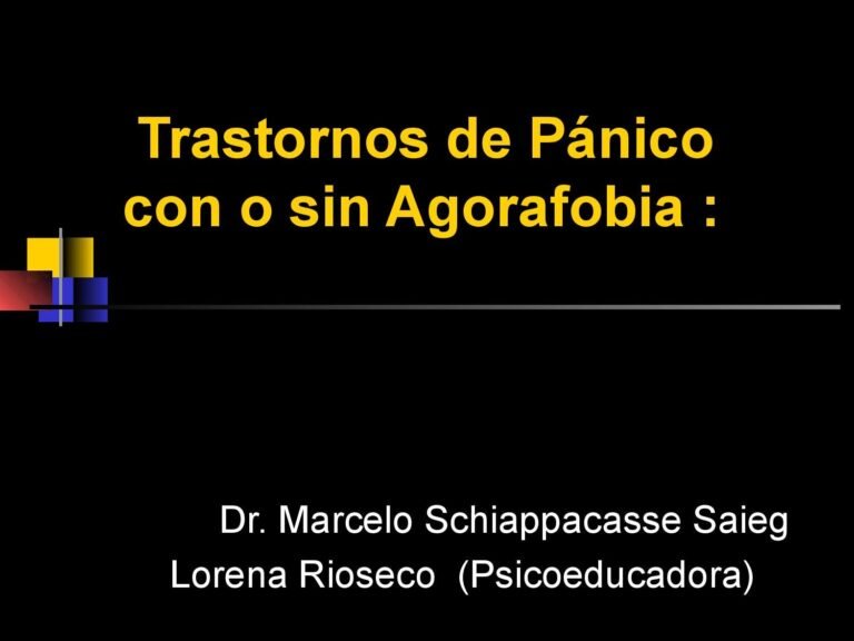 Trastorno de pánico sin agorafobia