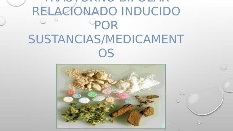 Trastorno del estado de ánimo inducido por sustancias