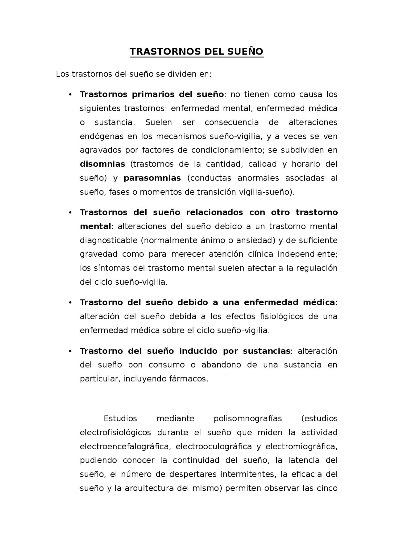 Trastorno del sueño inducido por sustancias